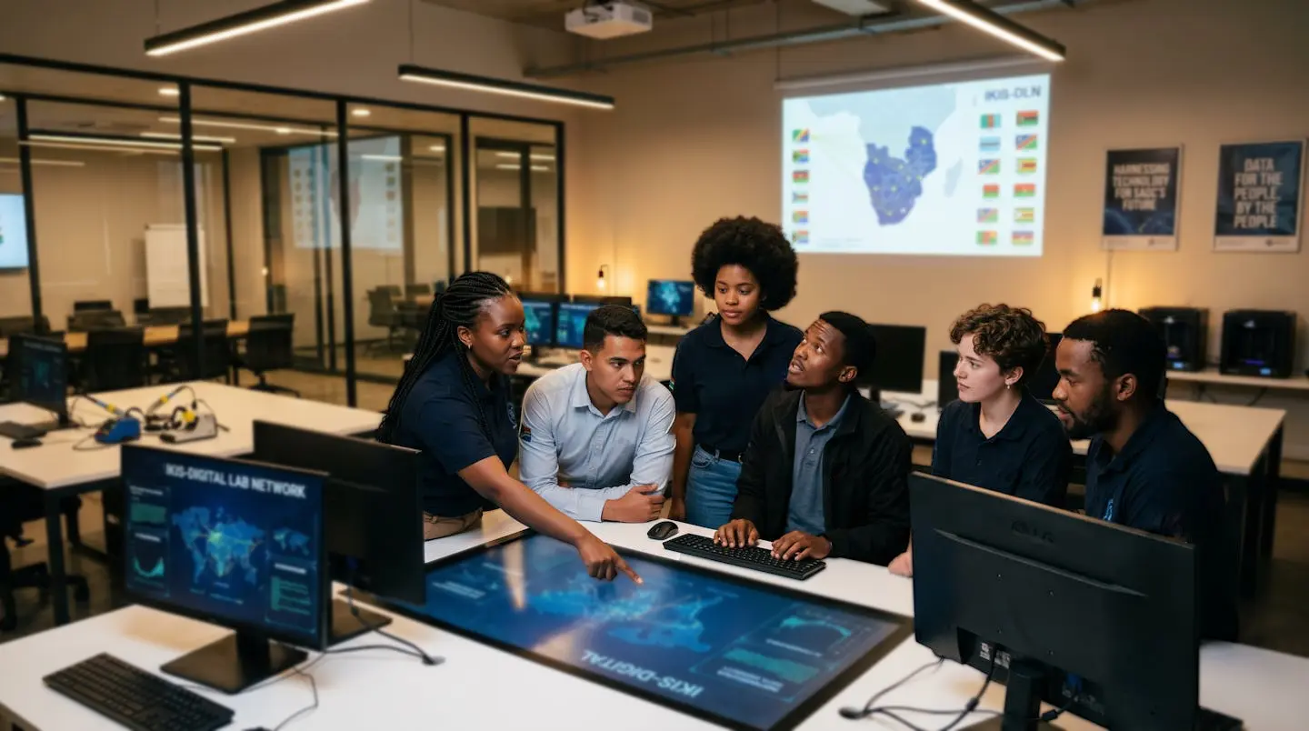 SADC Youth-led Regional IKIS-Digital Lab Networks for Ecosystem Integration and Governance: Launching interconnected IKS data-sovereign networks of physical labs, focusing on Artificial Intelligence (AI) and regional data frameworks for the preservation and accessibility of Ecosystem Integration and Governance.